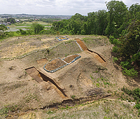 多賀城跡調査研究所撮影　令和元年度発掘調査地点